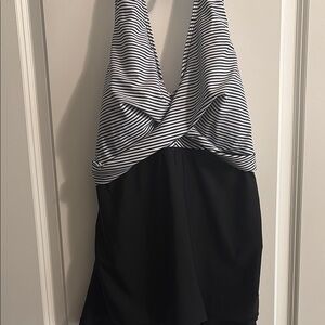 Striped Halter Dress